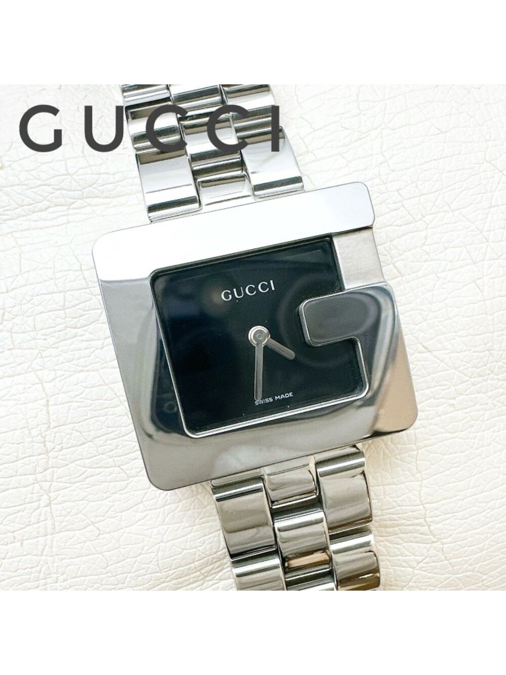 Gucci Watch Quartz Stainless Steel 16.5 Box Card